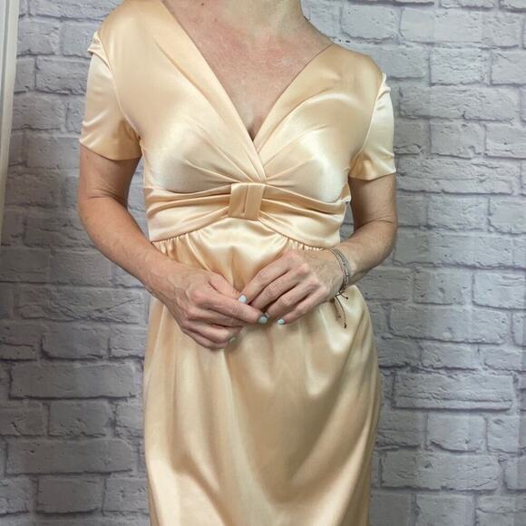 Vintage 70’s handmade fit and flare midi dress - Picture 1 of 7